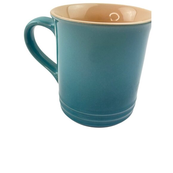 *Le Creuset Stoneware Coffee Mug Tea 4'' Aqua 12oz - Picture 4 of 7